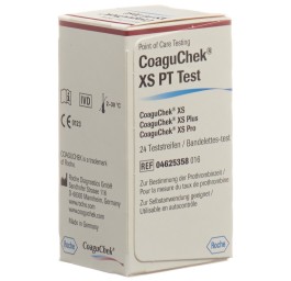 COAGUCHEK XS PT bandelettes 24 pce