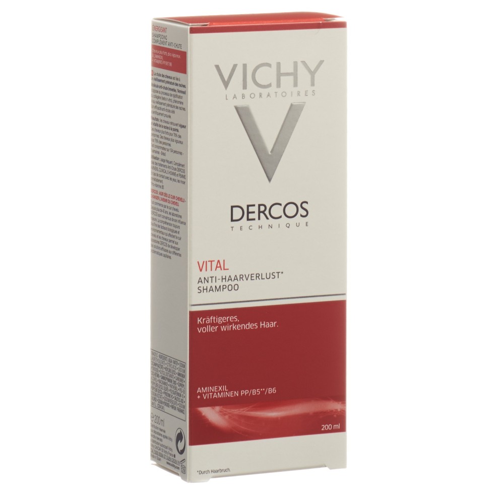 VICHY Dercos Vital Shamp mit Aminexil DE/IT 200 ml VICHY Dercos Vital Shamp mit Aminexil DE/IT 200 ml