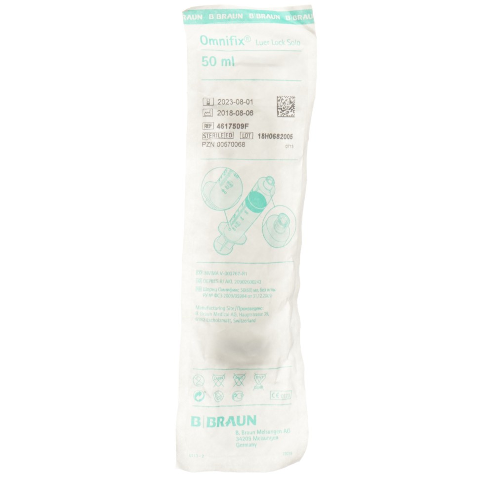 OMNIFIX seringue 50ml luer lock