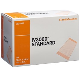 IV3000 fixation canules 10x20cm 50 pce