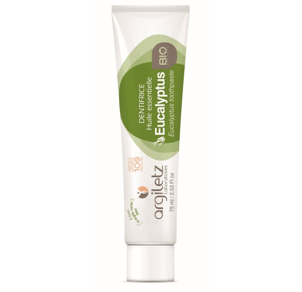 ARGILETZ dentifrice eucalyptus bio tb 75 ml ARGILETZ dentifrice eucalyptus bio tb 75 ml