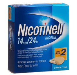 NICOTINELL 2 moyen patch mat 14 mg/24h 21 pce
