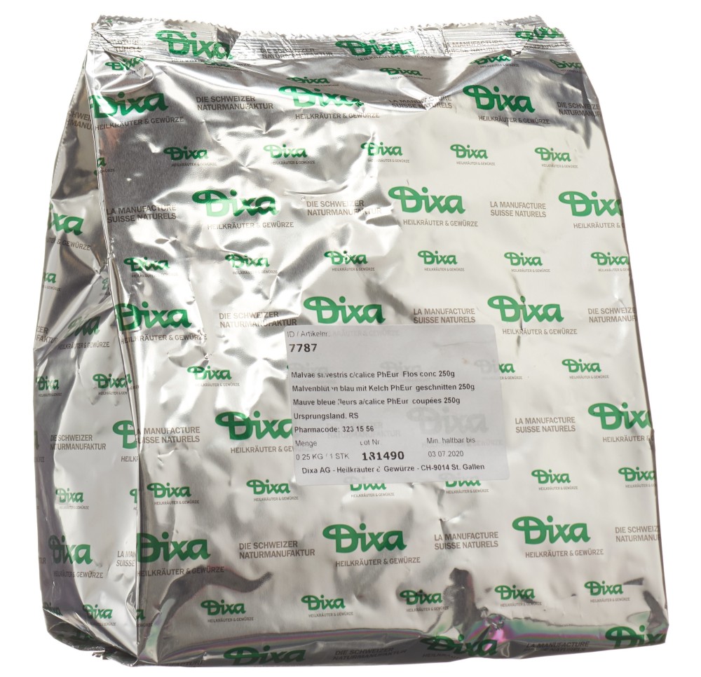 DIXA Mauve bleue fleurs av calice PhEur coup 250 g