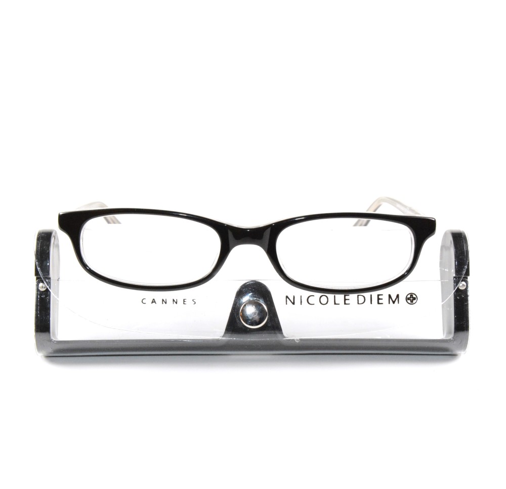 NICOLE DIEM lunettes lecture 2.50dpt Cannes black