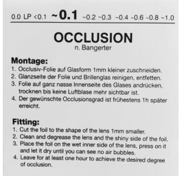 RYSER feuille d'occlusion ~0.1