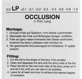 RYSER feuille d'occlusion ~0.0 light perception