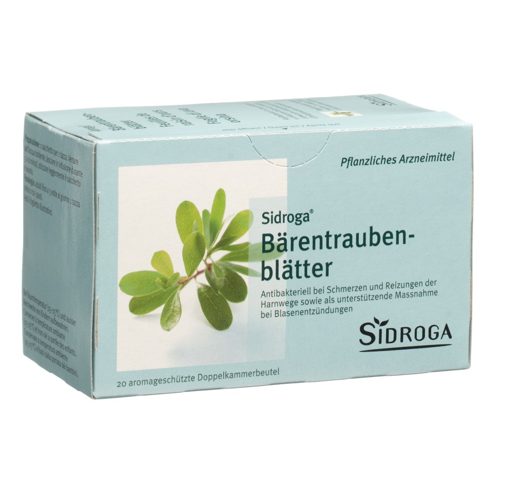 SIDROGA feuilles de raisin d'ours 20 sach 2 g SIDROGA feuilles de raisin d'ours 20 sach 2 g