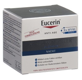 EUCERIN HYALURON-FILL soin nuit pot 50 ml