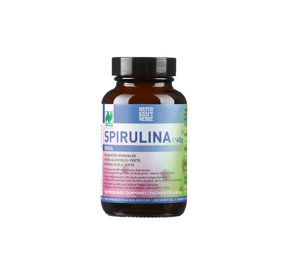 NATURKRAFTWERKE Spirulina India compr bio 150 pce NATURKRAFTWERKE Spirulina India compr bio 150 pce