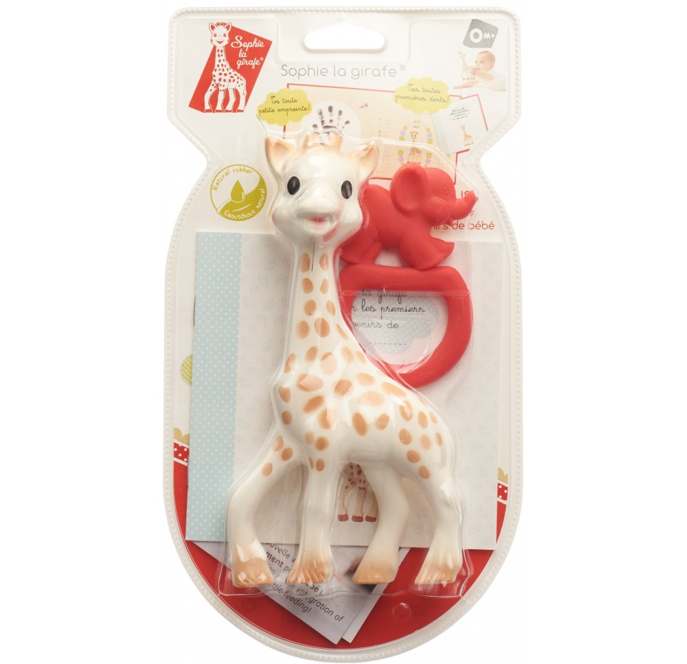 Sophie la girafe et son anneau de dentition