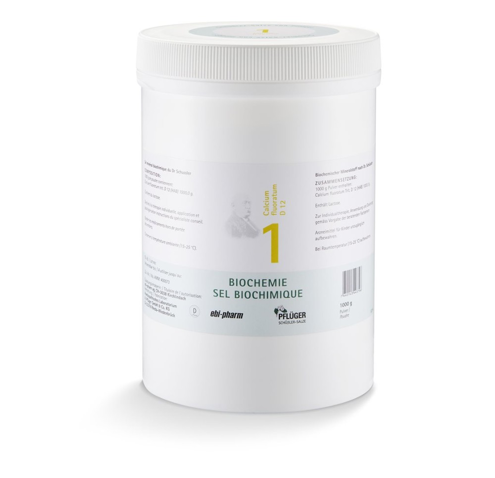 PFLÜGER SCHÜSSLER no1 calc fluo pdr 12 D 1 kg