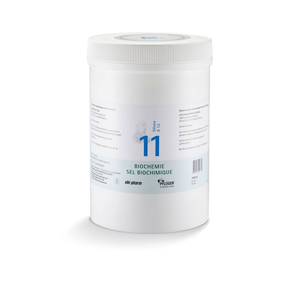 PFLÜGER SCHÜSSLER no11 silicea pdr 12 D 1 kg
