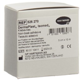 DERMAPLAST ISOMED adhésive non-tissé 5cmx10m bl