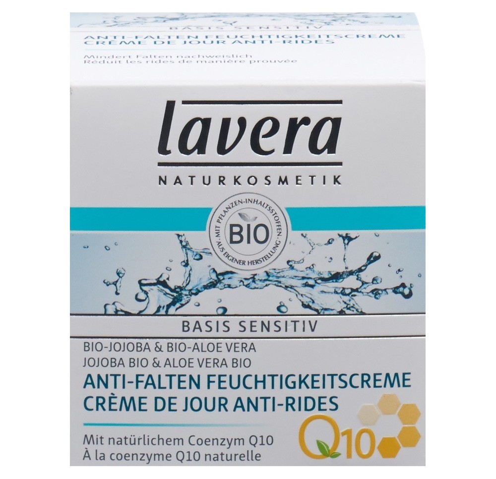 Lavera Crème hydratante Q10 anti-rides basis sensitiv 50 ml