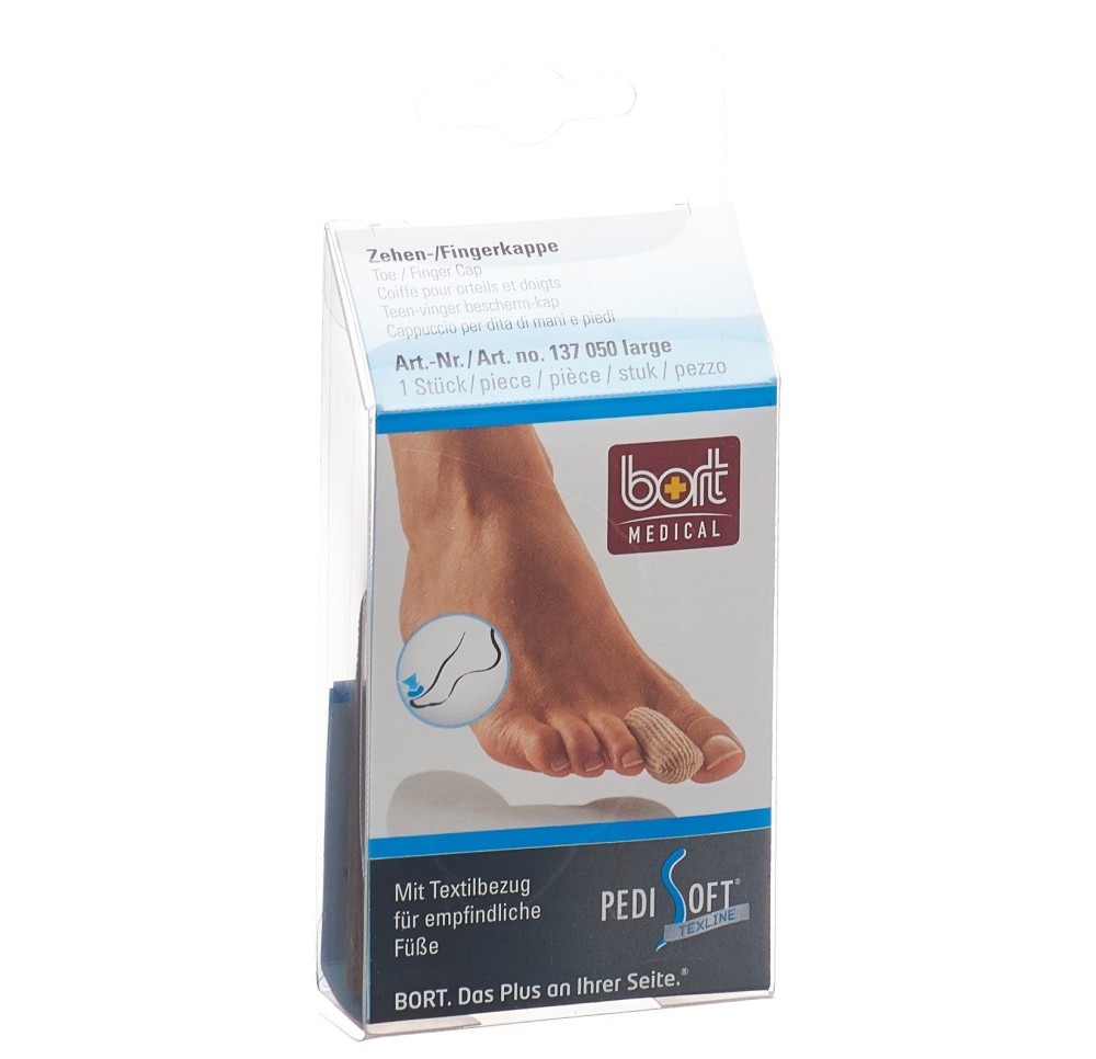 BORT PEDISOFT texline capuchon orteils/doigts L BORT PEDISOFT texline capuchon orteils/doigts L